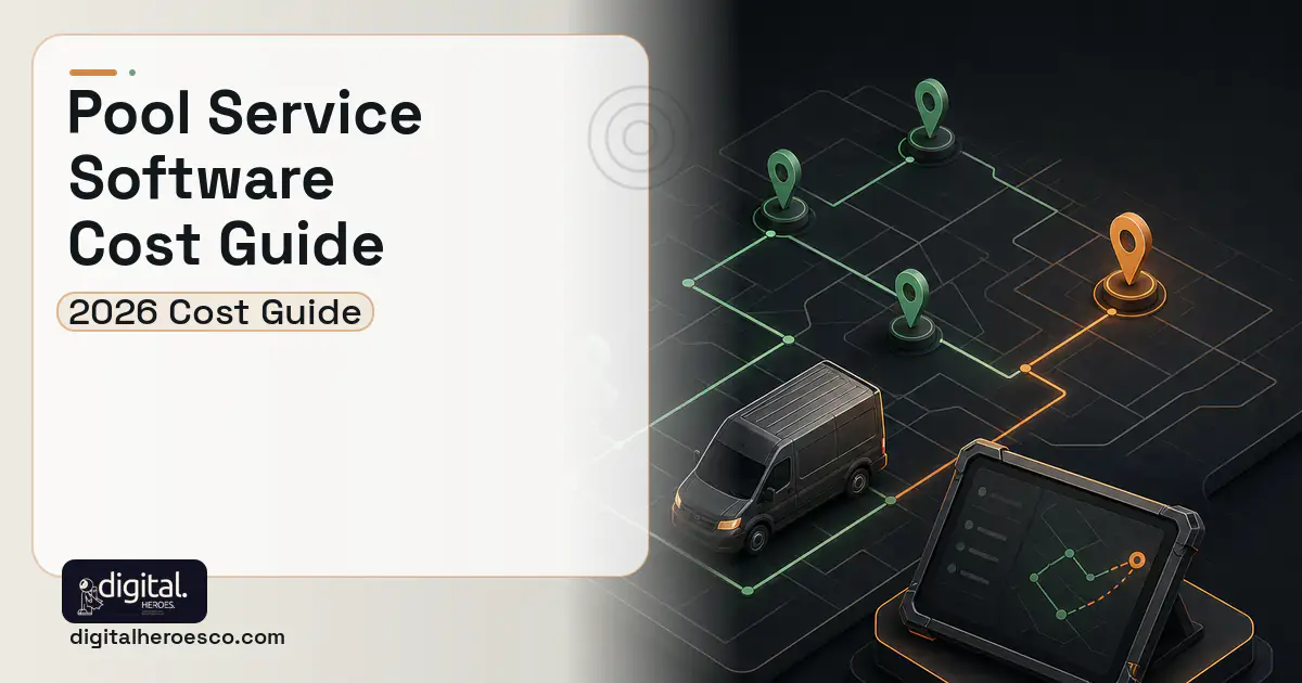 Field Service Software software overview illustration for Pool Service Software Cost Guide.