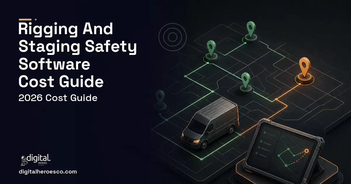 Field Service Software software overview illustration for Rigging AND Staging Safety Software Cost Guide.