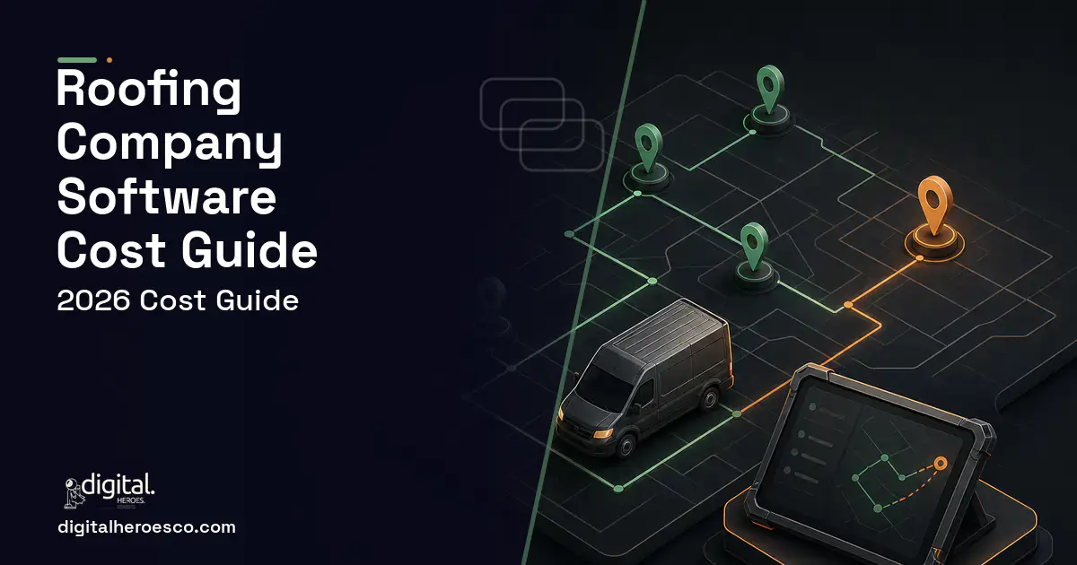 Field Service Software software overview illustration for Roofing Company Software Cost Guide.