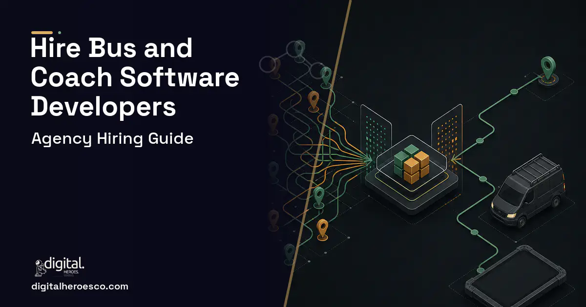 Field Service Software workflow illustration for How to Hire a Bus and Coach Operator Software Development Company.