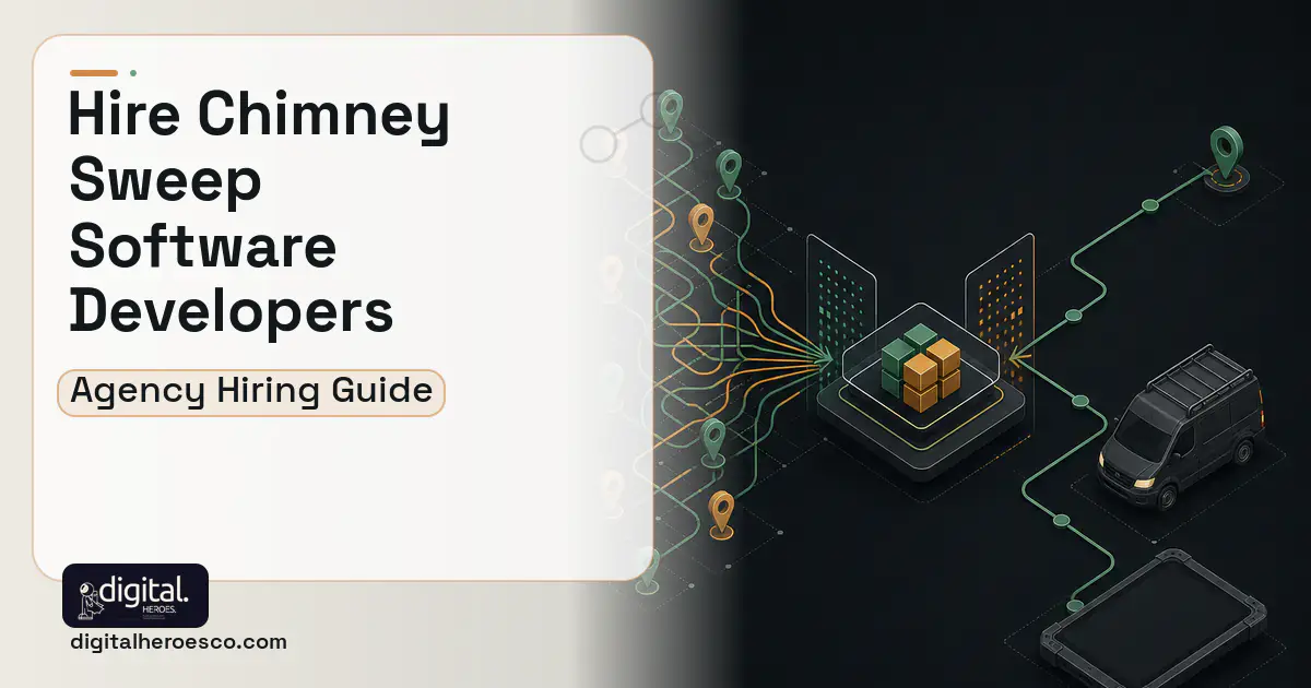Field Service Software workflow illustration for How to Hire a Chimney Sweep Software Development Company.