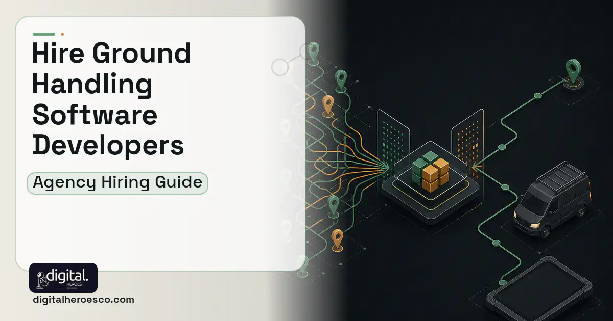 Field Service Software workflow illustration for How to Hire a Ground Handling Software Development Company.