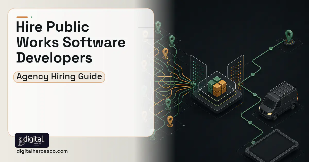 Field Service Software workflow illustration for How to Hire a Public Works Software Development Company.