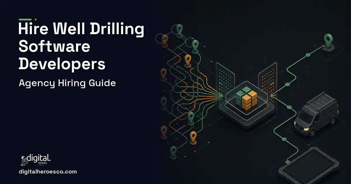 Field Service Software workflow illustration for How to Hire a Well Drilling Software Development Company.