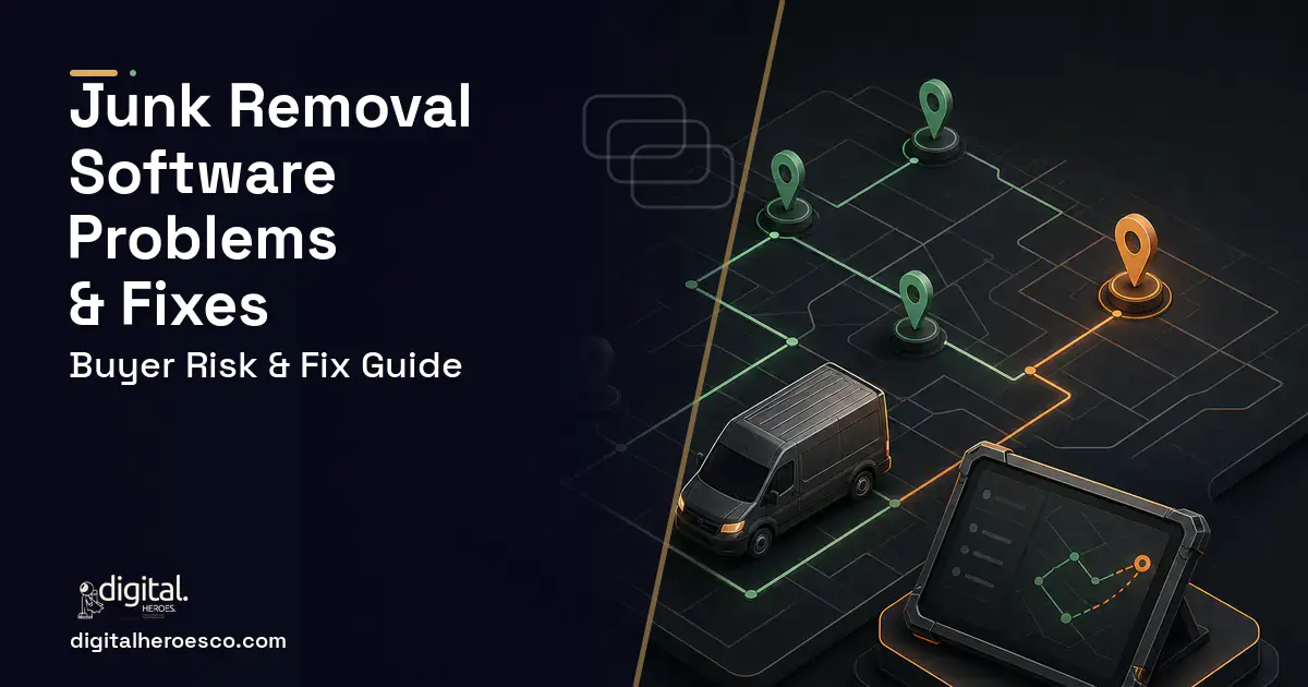 Junk Removal Software software overview illustration showing common problems and fixes.