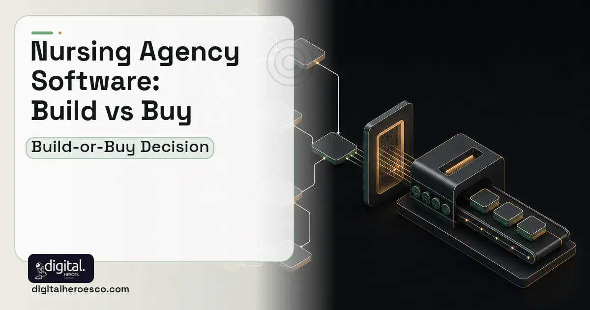 HR Software Development software overview illustration for Nursing Agency Software Build vs Buy Guide.