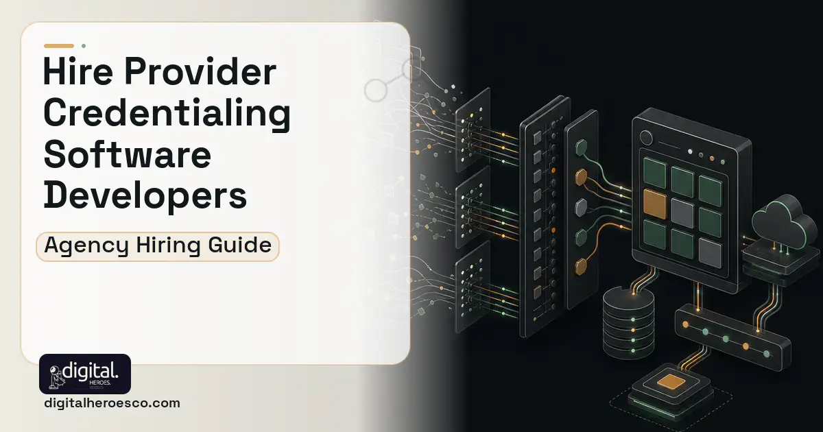 HR Software Development workflow illustration for How to Hire a Provider Credentialing Software Development Company.