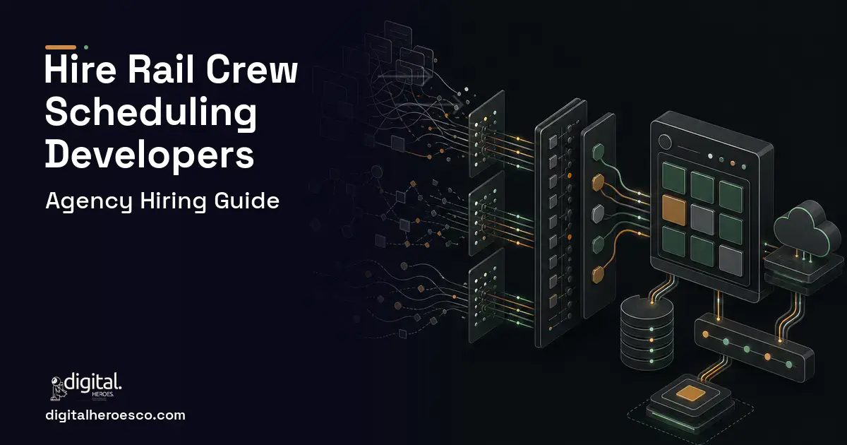 HR Software Development workflow illustration for How to Hire a Rail Crew Scheduling Software Development Company.