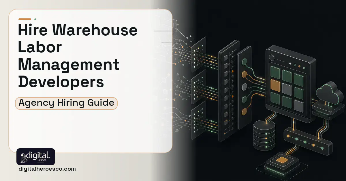 HR Software Development workflow illustration for How to Hire a Warehouse Labor Management Software Development Company.