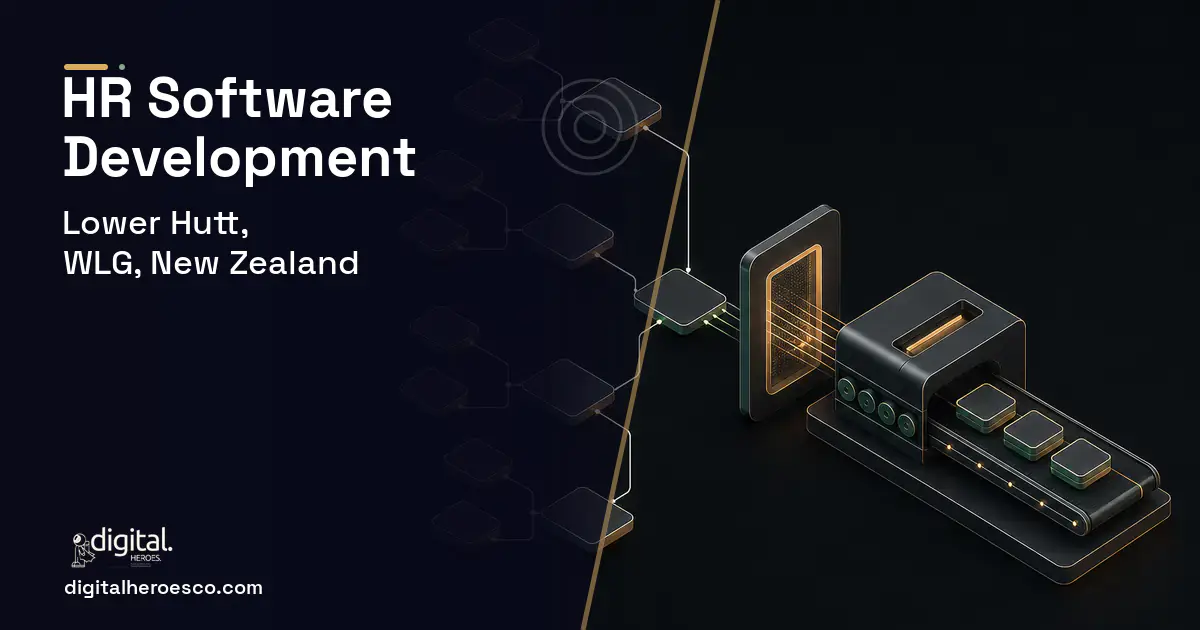 HR Software Development software overview illustration for Lower Hutt, WLG, New Zealand.