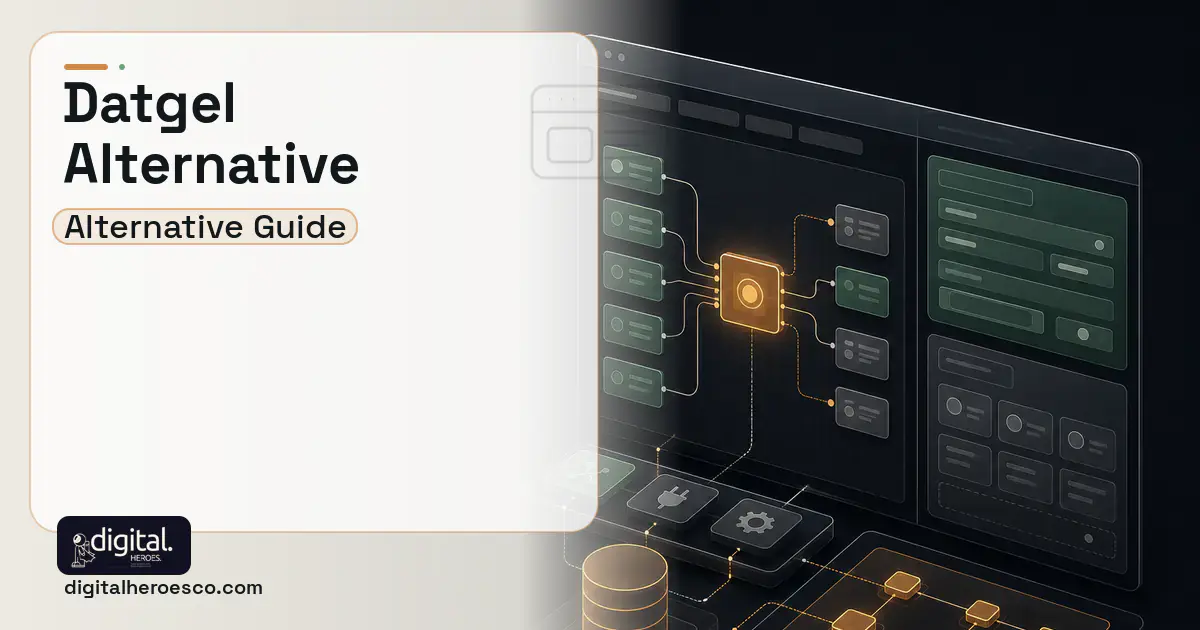 Internal Tools Development product interface illustration for Datgel Alternative.