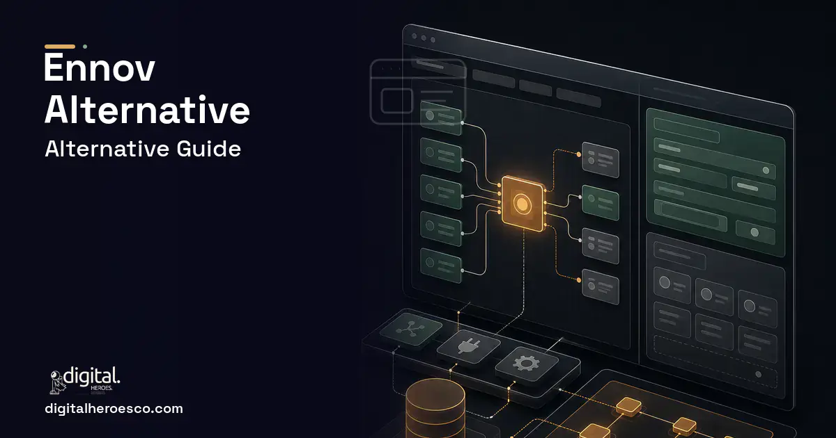 Internal Tools Development product interface illustration for Ennov Alternative.