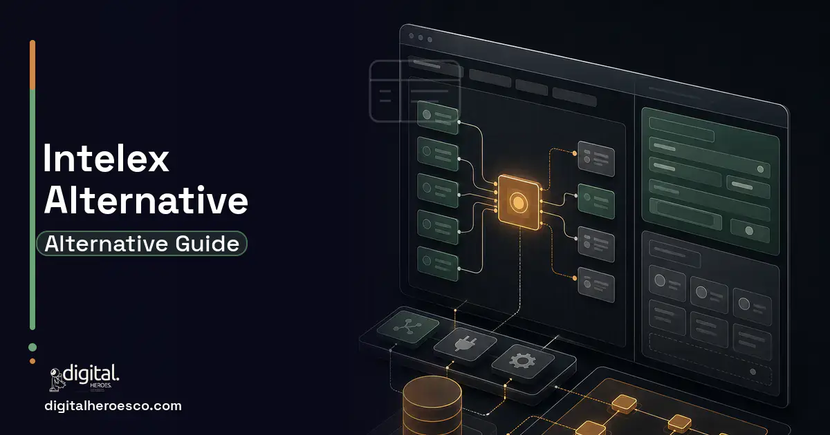 Internal Tools Development product interface illustration for Intelex Alternative.