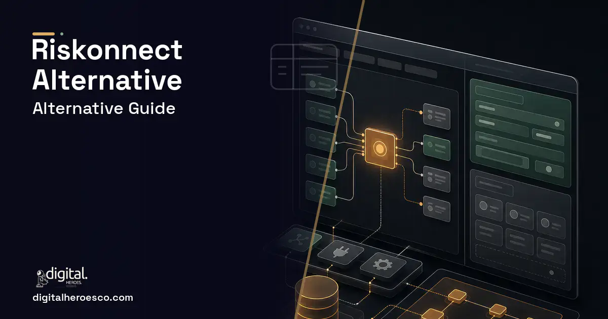 Internal Tools Development product interface illustration for Riskonnect Alternatives.