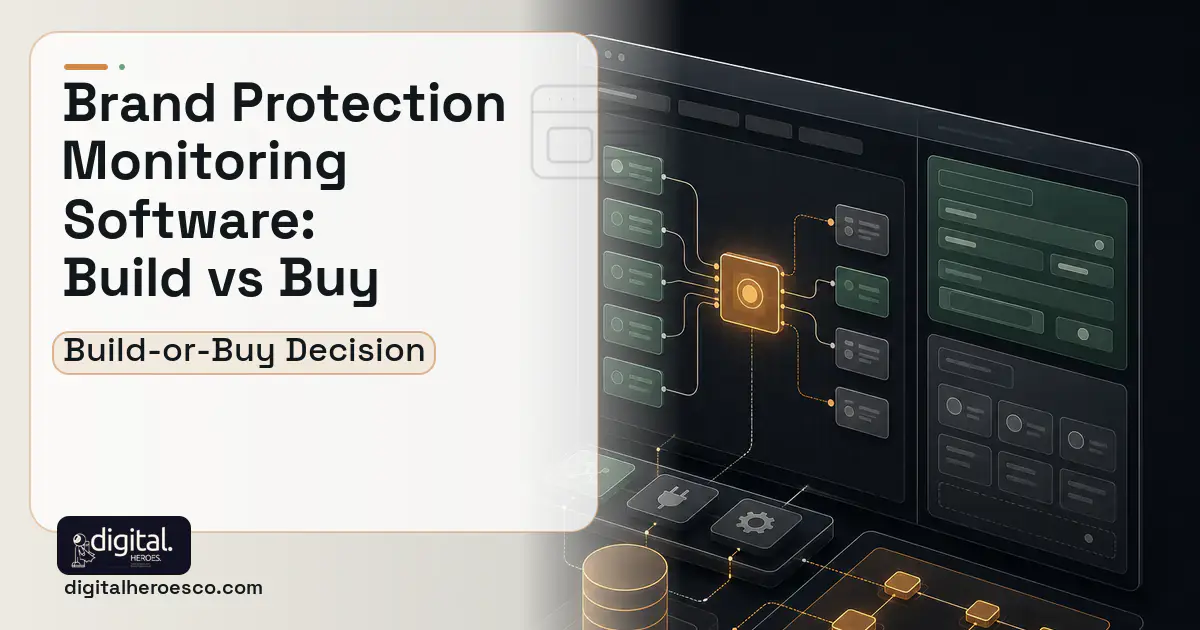 Internal Tools Development product interface illustration for Brand Protection Monitoring Software Build vs Buy Guide.