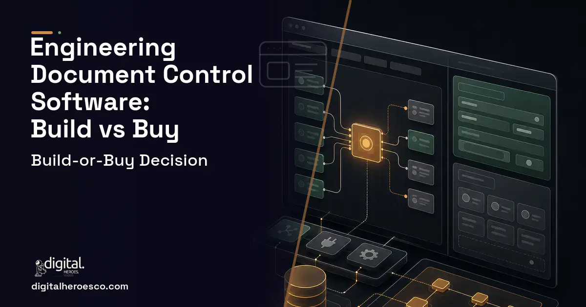 Internal Tools Development product interface illustration for Engineering Document Control Software Build vs Buy Guide.