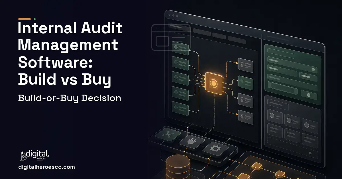 Internal Tools Development product interface illustration for Internal Audit Management Software Build vs Buy Guide.