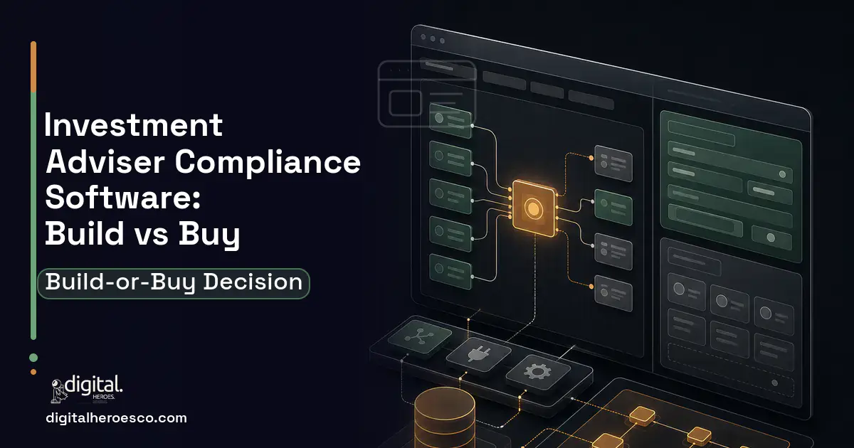 Internal Tools Development product interface illustration for Investment Adviser Compliance Software Build vs Buy Guide.