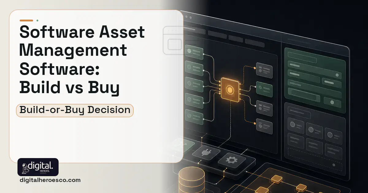 Internal Tools Development product interface illustration for Software Asset Management Software Build vs Buy Guide.