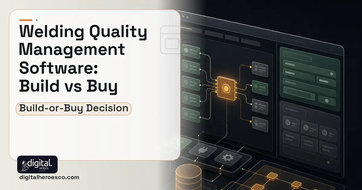 Internal Tools Development product interface illustration for Welding Quality Management Software Build vs Buy Guide.