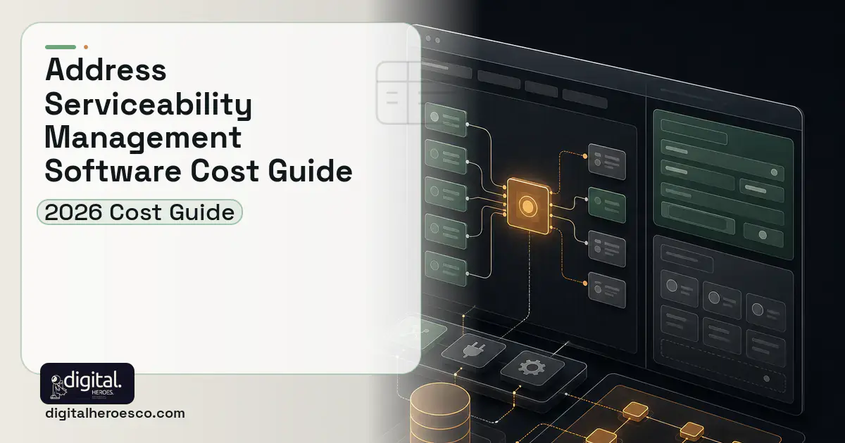 Internal Tools Development product interface illustration for Address Serviceability Management Software Cost Guide.
