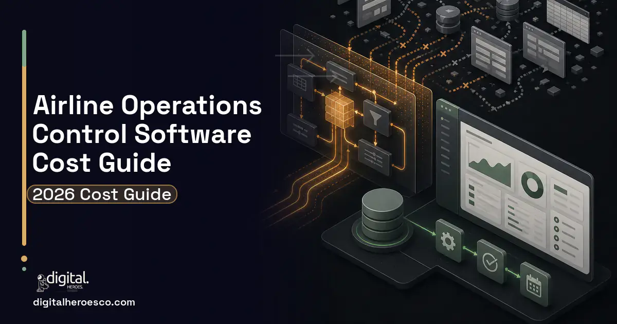 Internal Tools Development workflow illustration for Airline Operations Control Software Cost Guide.