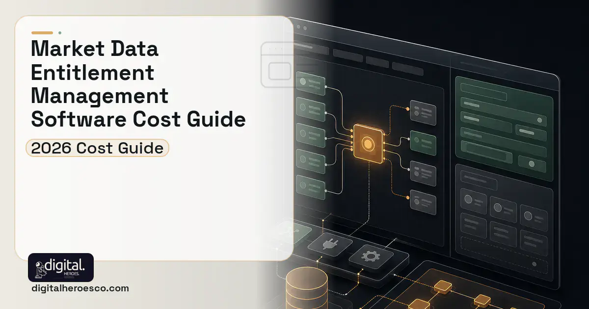 Internal Tools Development product interface illustration for Market Data Entitlement Management Software Cost Guide.