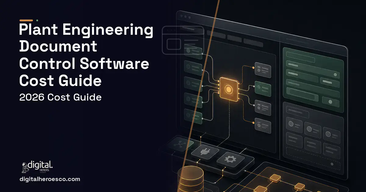 Internal Tools Development product interface illustration for Plant Engineering Document Control Software Cost Guide.