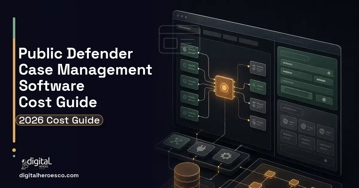 Internal Tools Development product interface illustration for Public Defender Case Management Software Cost Guide.