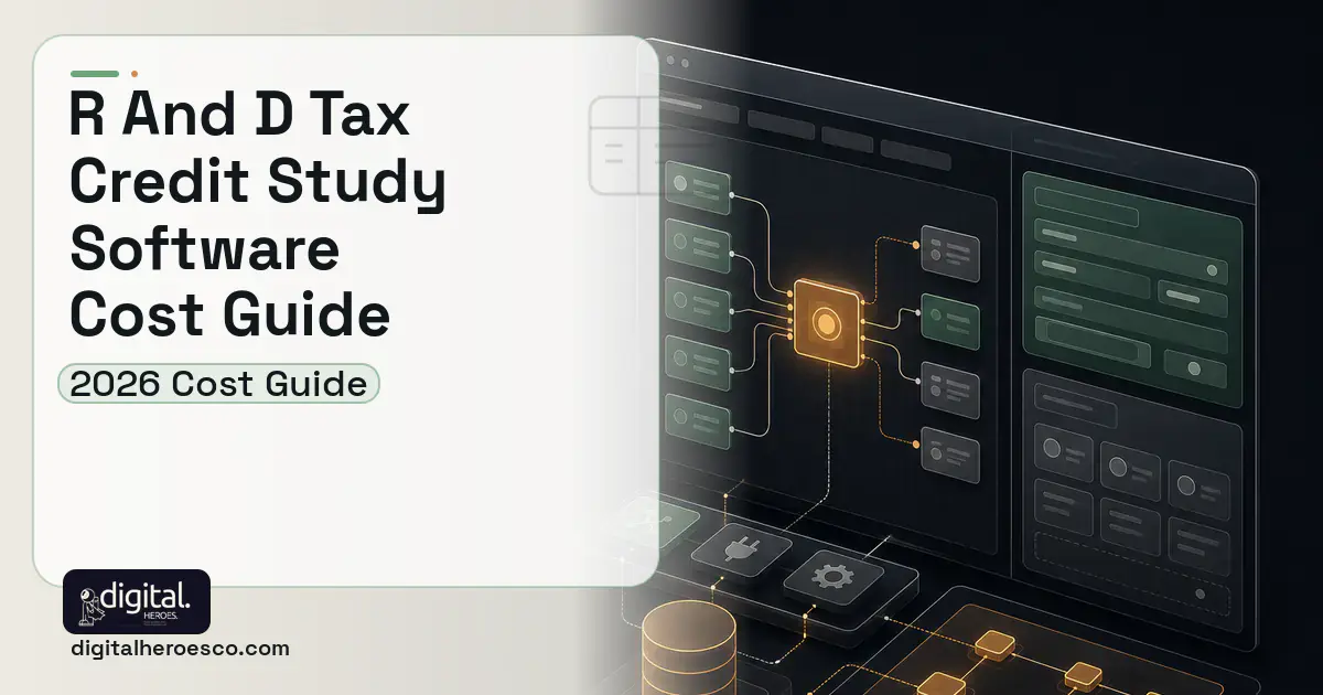 Internal Tools Development product interface illustration for R AND D TAX Credit Study Software Cost Guide.