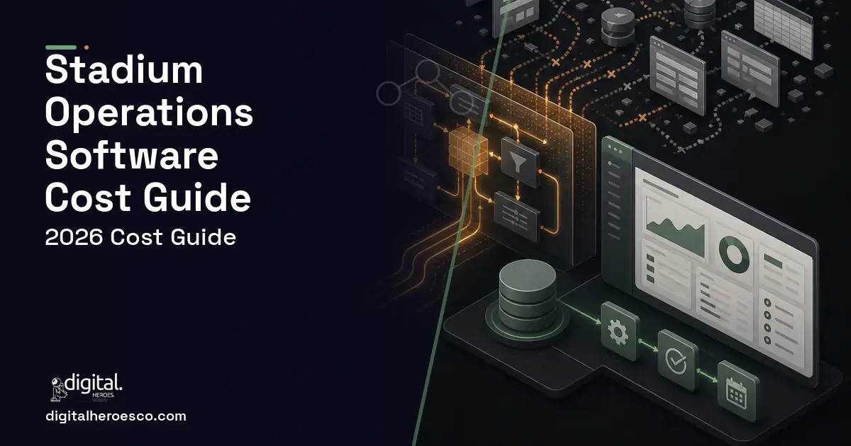Internal Tools Development workflow illustration for Stadium Operations Software Cost Guide.