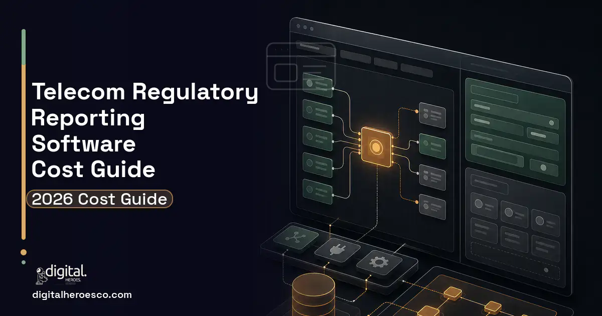 Internal Tools Development product interface illustration for Telecom Regulatory Reporting Software Cost Guide.