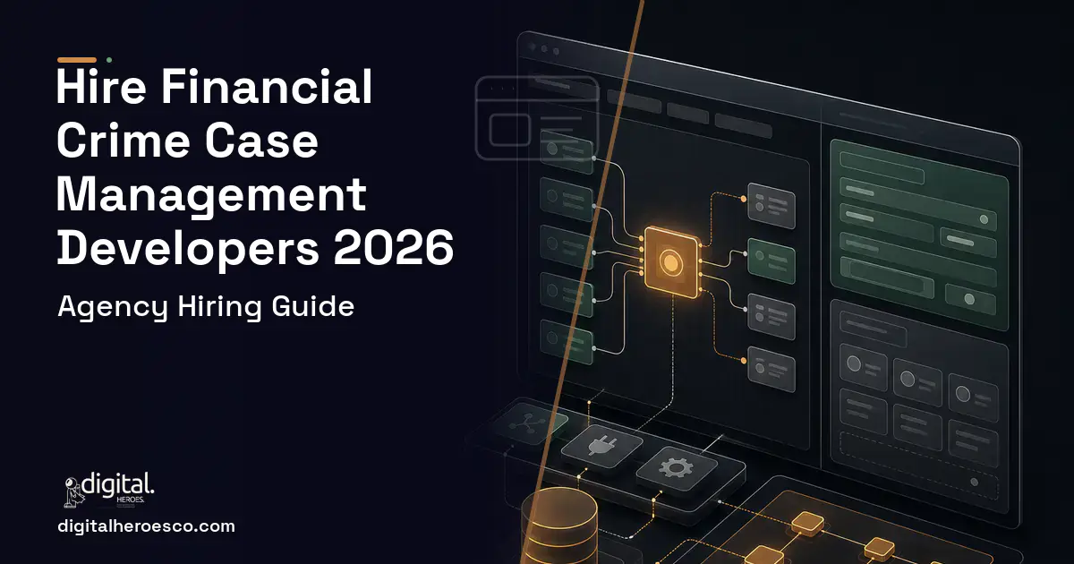 Internal Tools Development product interface illustration for Financial Crime Case Management Software.