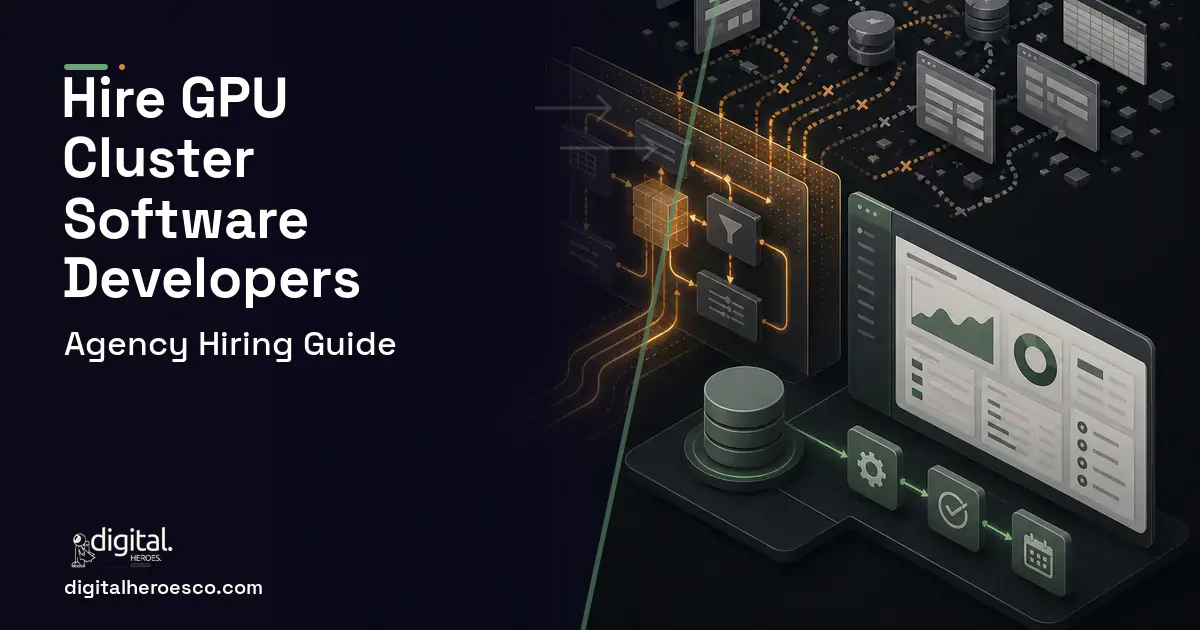 Internal Tools Development workflow illustration for GPU Cluster Scheduling Software.