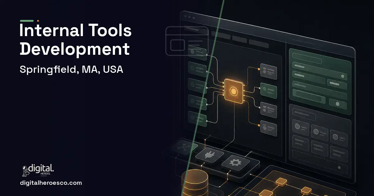 Internal Tools Development product interface illustration for Springfield, MA, USA.