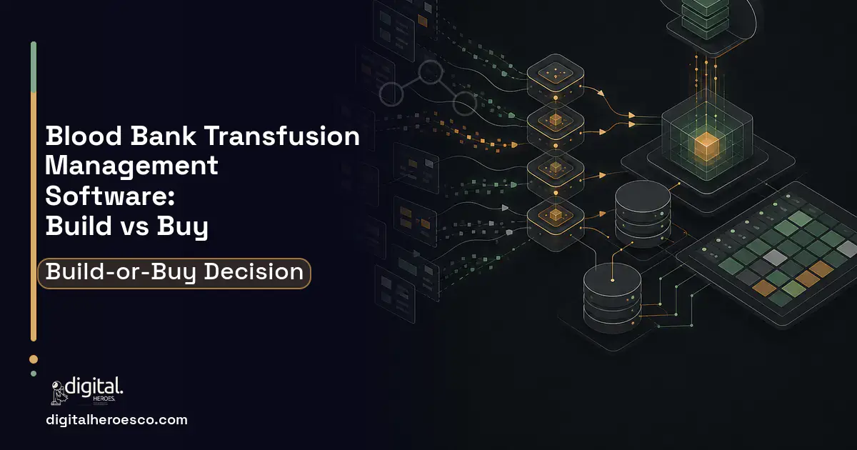 Inventory Software workflow illustration for Blood Bank Transfusion Management Software Build vs Buy Guide.