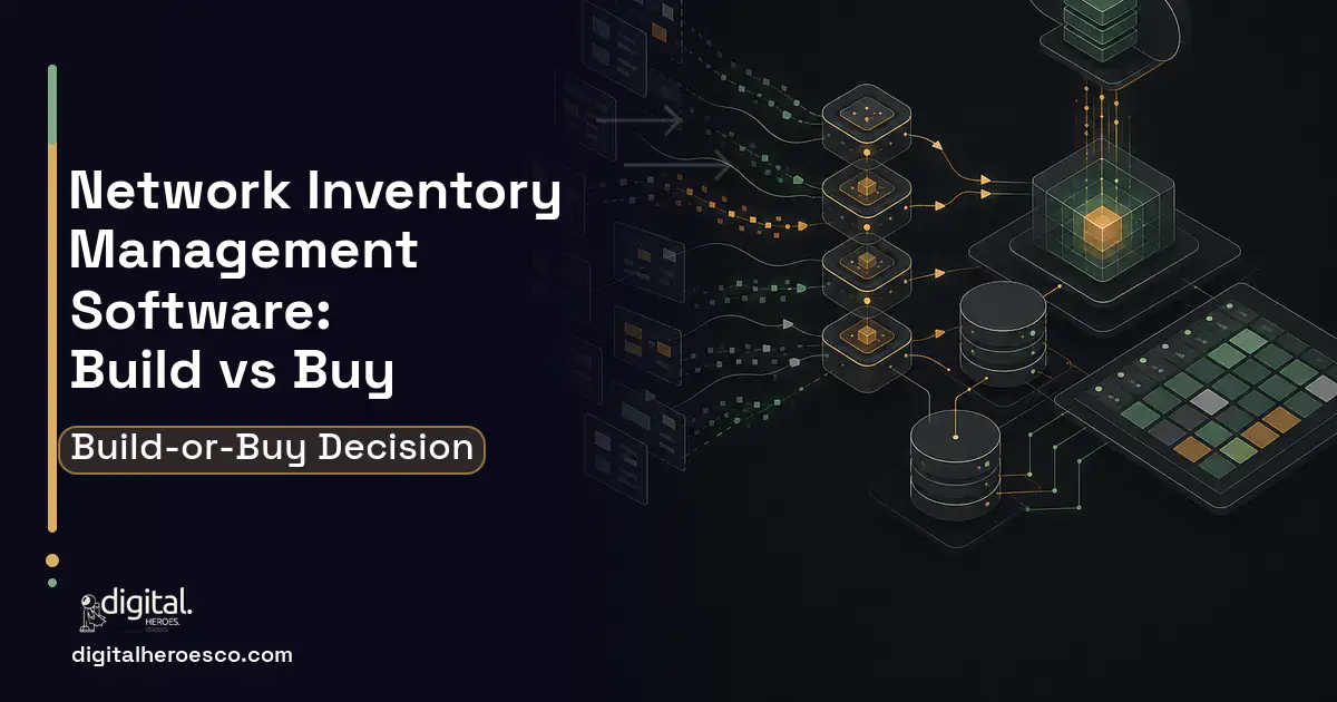 Inventory Software workflow illustration for Network Inventory Management Software Build vs Buy Guide.