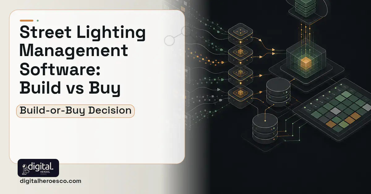 Inventory Software workflow illustration for Street Lighting Management Software Build vs Buy Guide.