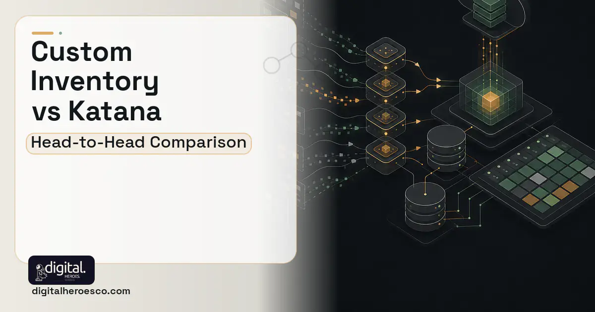 Inventory Software workflow illustration for Custom Inventory Software vs Katana.