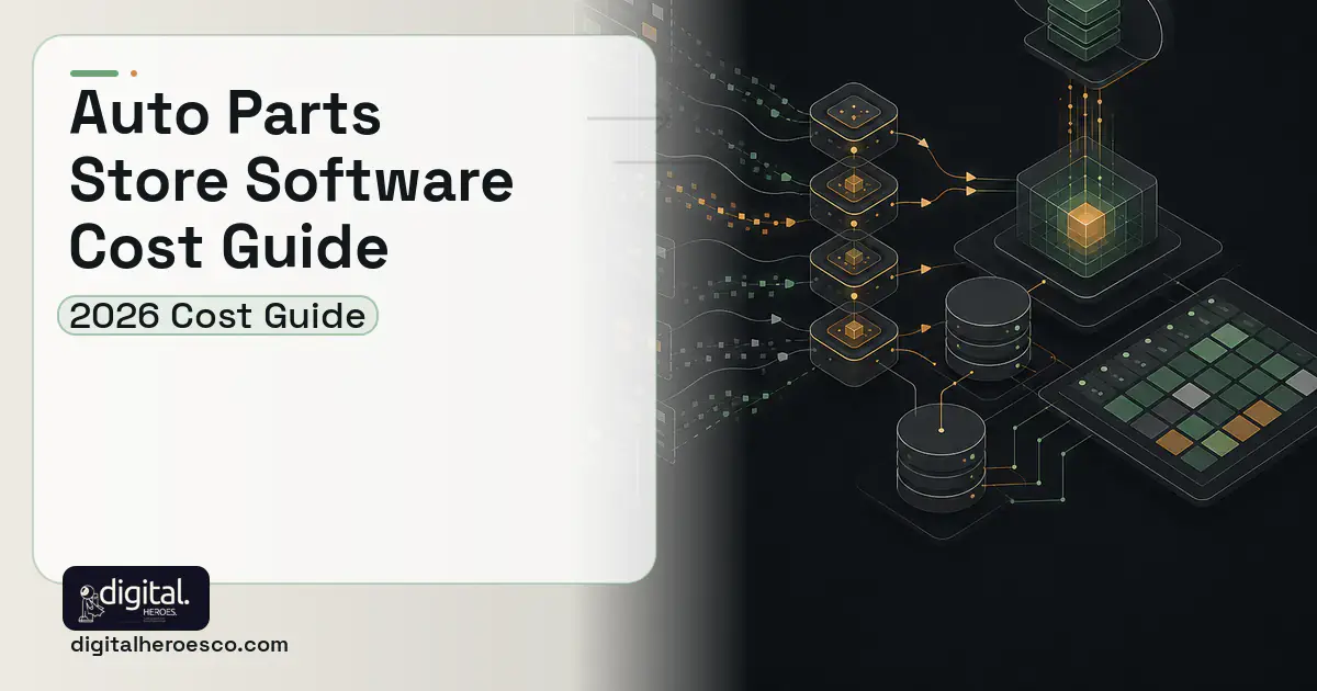 Inventory Software workflow illustration for Auto Parts Store Software Cost Guide.