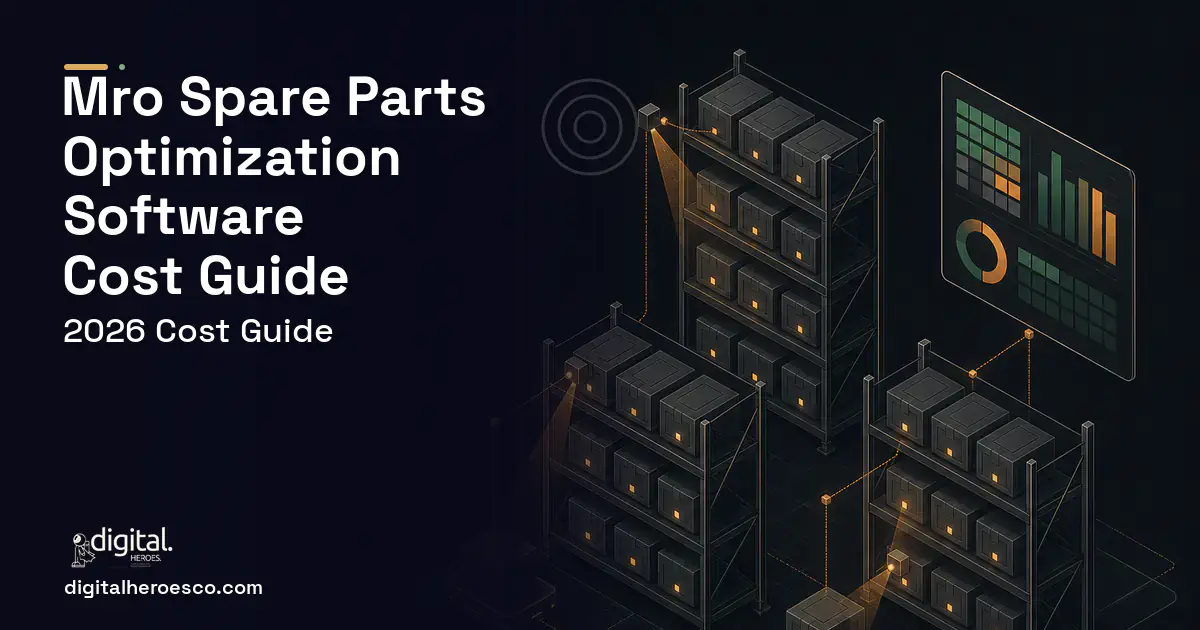 Inventory Software software overview illustration for MRO Spare Parts Optimization Software Cost Guide.