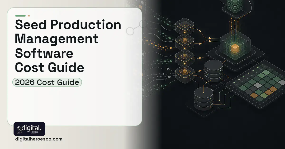 Inventory Software workflow illustration for Seed Production Management Software Cost Guide.