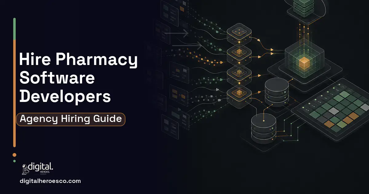 Inventory Software workflow illustration for How to Hire a Pharmacy Software Development Company.