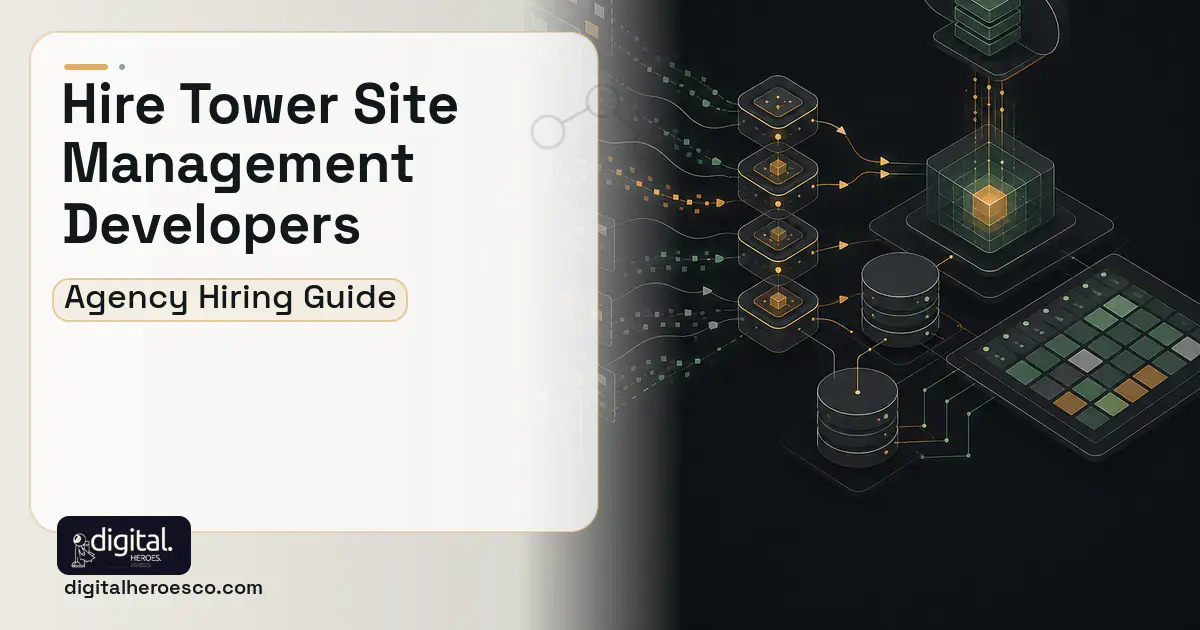 Inventory Software workflow illustration for How to Hire a Tower Site Management Software Development Company.