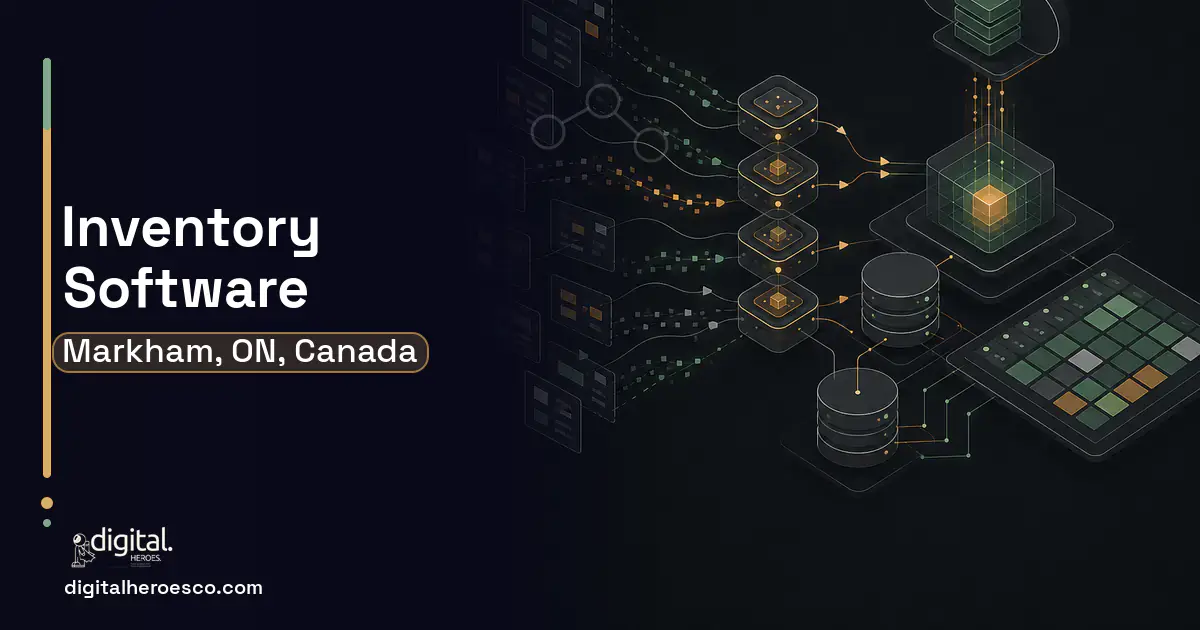 Inventory Software workflow illustration for Markham, ON, Canada.