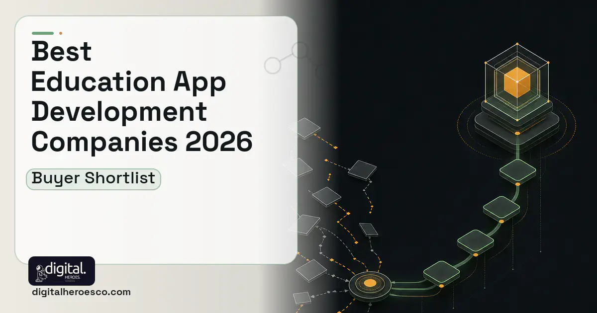 LMS Development workflow illustration for Best Education App Development Companies 2026.