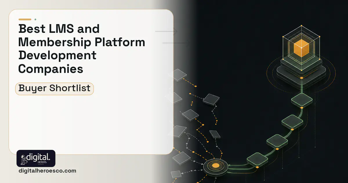 LMS Development workflow illustration for Best LMS and Membership Platform Development Companies.