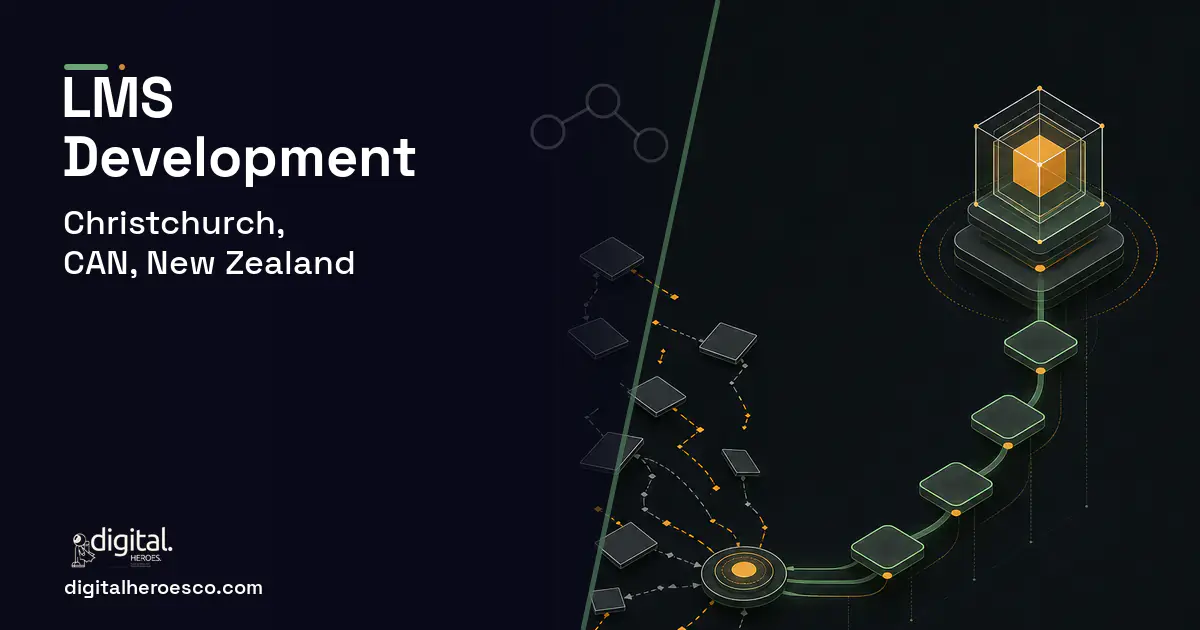 LMS Development workflow illustration for Christchurch, CAN, New Zealand.