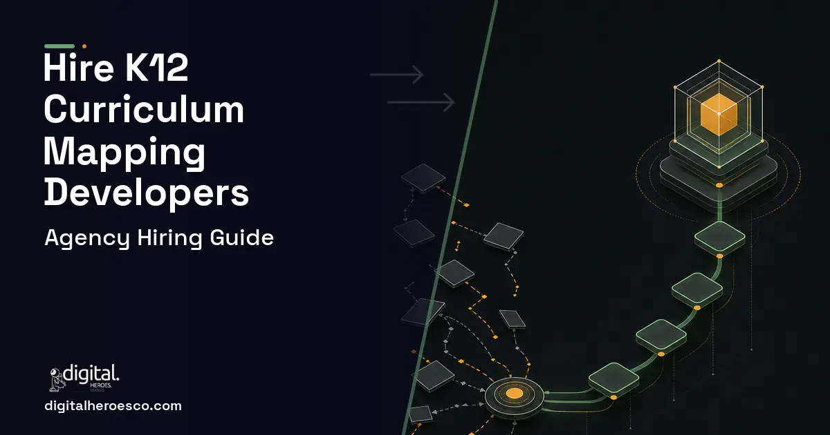LMS Development workflow illustration for How to Hire a K12 Curriculum Mapping Software Development Company.