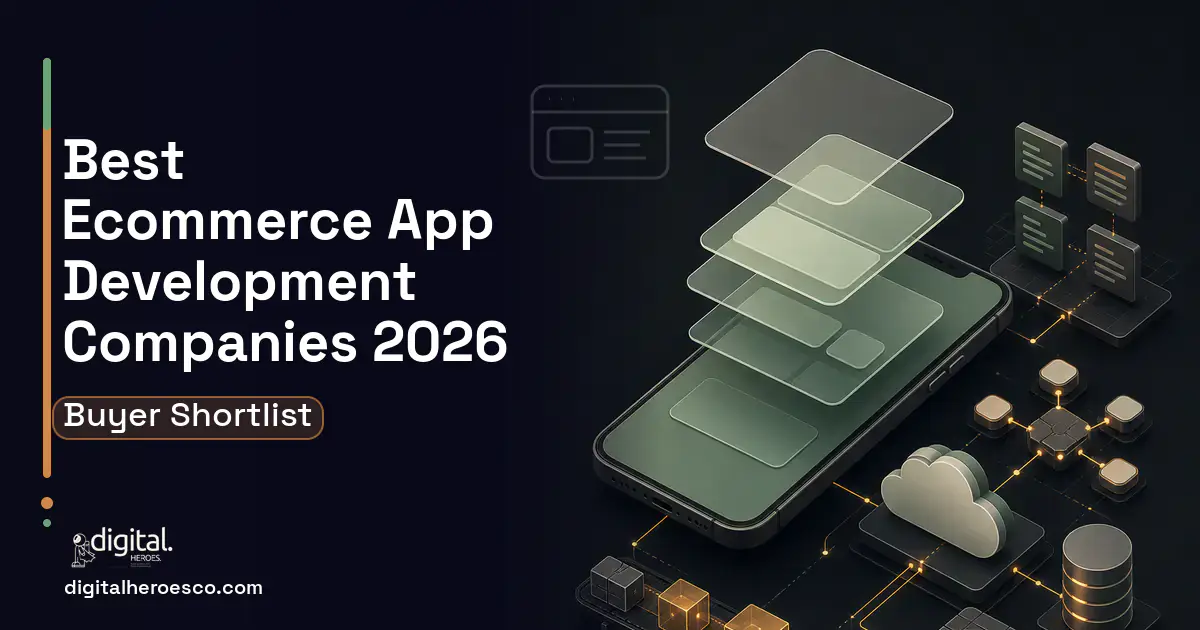 Mobile App Development product interface illustration for Best Ecommerce App Development Companies 2026.